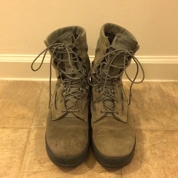 air force green boots